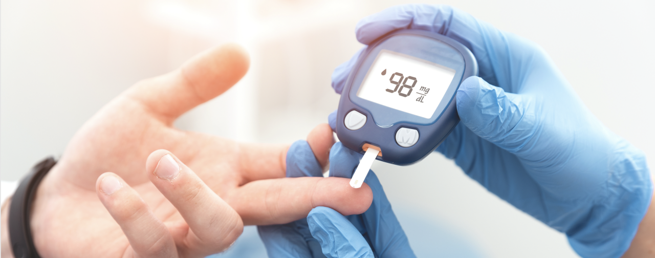 Blood glucose test device showcasing Teknor Apex Medalist medical TPEs for overmolding.